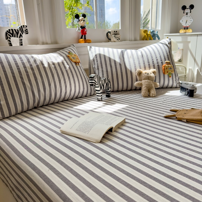 91家纺网 家纺一手货源 找家纺 席世家 2025新款纯棉全棉水洗棉单件床笠单品床笠 水洗棉-芝士