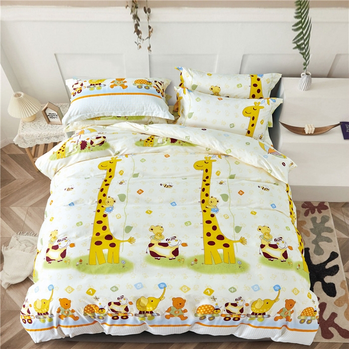 91家纺网 家纺一手货源 找家纺 （总）绒品  2025新款12868纯棉印花四件套