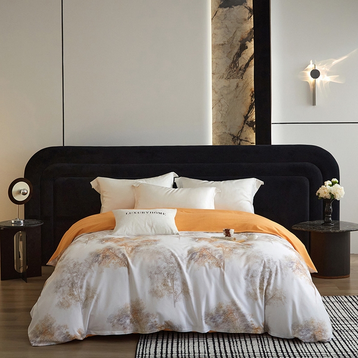 梧桐树 2025新款100%全棉磨毛单被套 罗浮庄园