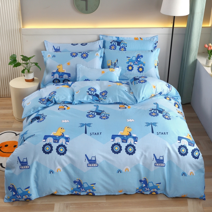 91家纺网 家纺一手货源 找家纺 （总）绒品  2025新款12868纯棉印花四件套