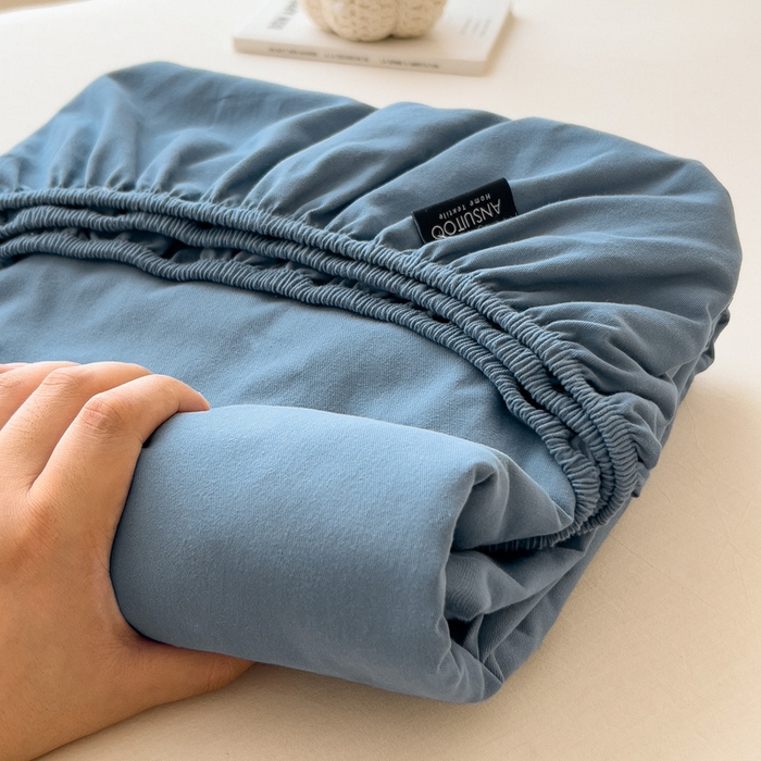 91家纺网 家纺一手货源 找家纺 （总）席世家 2025新款全棉纯棉磨毛单品床笠单件床笠单品床单单件床单