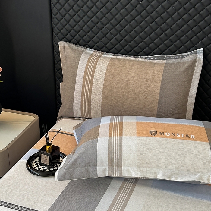 91家纺网 家纺一手货源 找家纺 棉生活家纺 2025新款铂金全棉纯棉磨毛四件套 流年印象