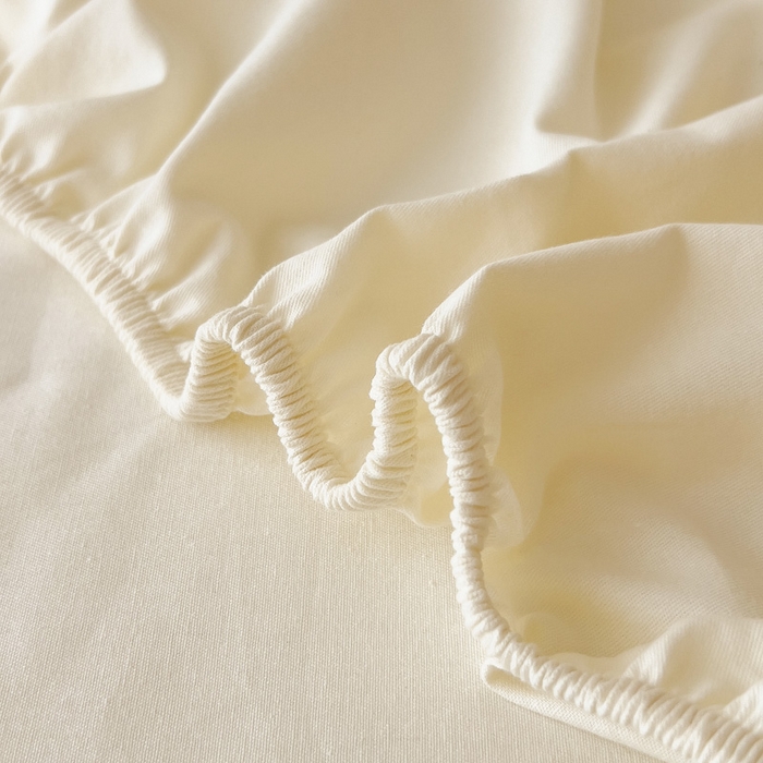 91家纺网 家纺一手货源 找家纺 席世家 2025新款全棉纯棉磨毛单品床笠单件床笠单品床单单件床单 贝母白