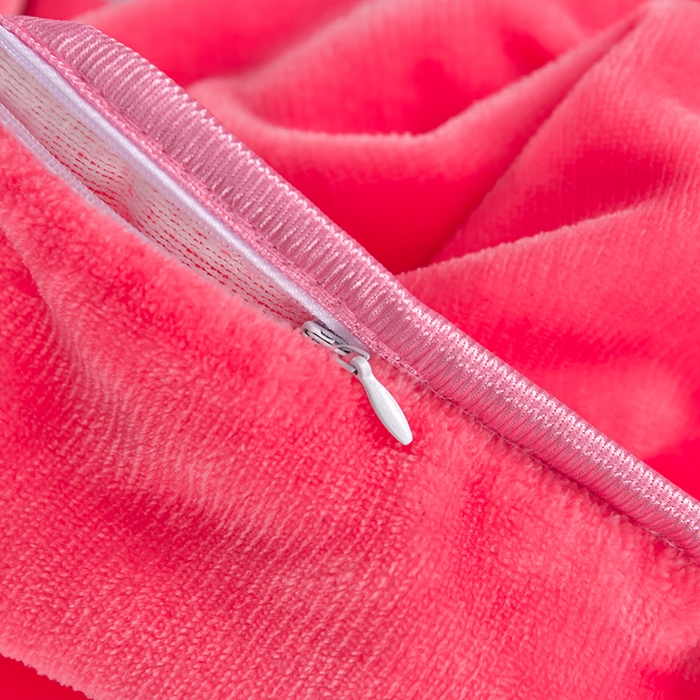 91家纺网 家纺一手货源 找家纺 晚静 2025新款7斤牛奶绒四件套金貂法莱绒床裙款保暖绒三件套  爱恋粉