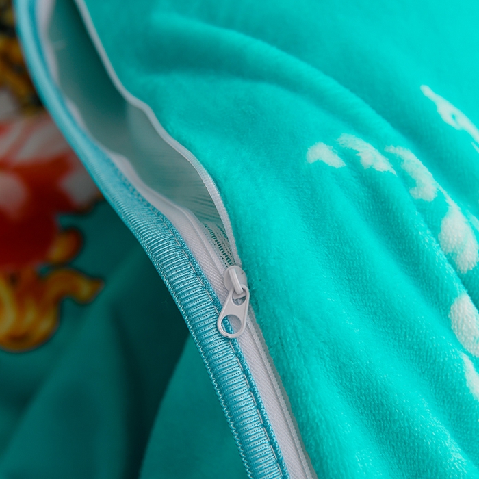 91家纺网 家纺一手货源 找家纺 晚静 2025新款7斤牛奶绒四件套金貂法莱绒床裙款保暖绒三件套  花晨月夕