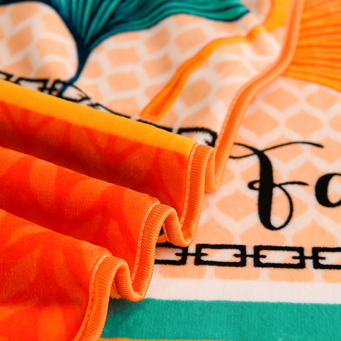 91家纺网 家纺一手货源 找家纺 晚静 2025新款7斤牛奶绒四件套金貂法莱绒床裙款保暖绒三件套  银杏叶