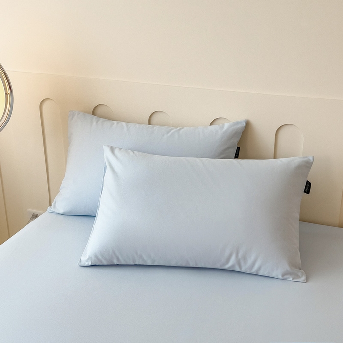 91家纺网 家纺一手货源 找家纺 席世家 2025新款全棉纯棉磨毛单品床笠单件床笠单品床单单件床单 海盐蓝