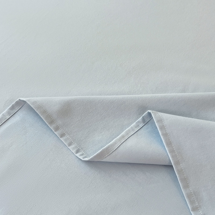 91家纺网 家纺一手货源 找家纺 席世家 2025新款全棉纯棉磨毛单品床笠单件床笠单品床单单件床单 海盐蓝