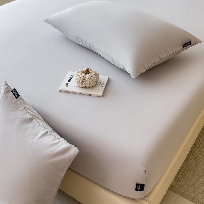 91家纺网 家纺一手货源 找家纺 席世家 2025新款全棉纯棉磨毛单品床笠单件床笠单品床单单件床单 幻影灰