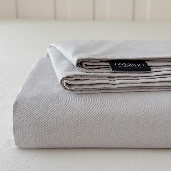 91家纺网 家纺一手货源 找家纺 席世家 2025新款全棉纯棉磨毛单品床笠单件床笠单品床单单件床单 幻影灰