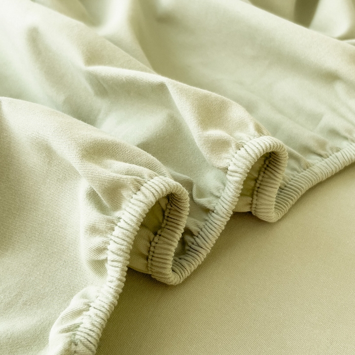 91家纺网 家纺一手货源 找家纺 席世家 2025新款全棉纯棉磨毛单品床笠单件床笠单品床单单件床单 茉香绿