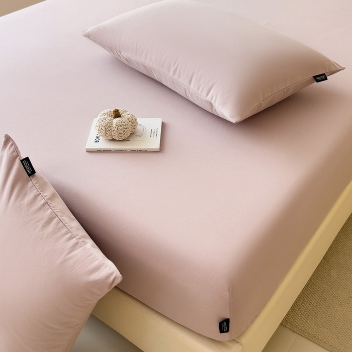 91家纺网 家纺一手货源 找家纺 席世家 2025新款全棉纯棉磨毛单品床笠单件床笠单品床单单件床单 莫奈紫