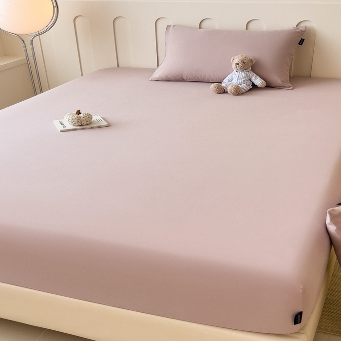 91家纺网 家纺一手货源 找家纺 席世家 2025新款全棉纯棉磨毛单品床笠单件床笠单品床单单件床单 莫奈紫