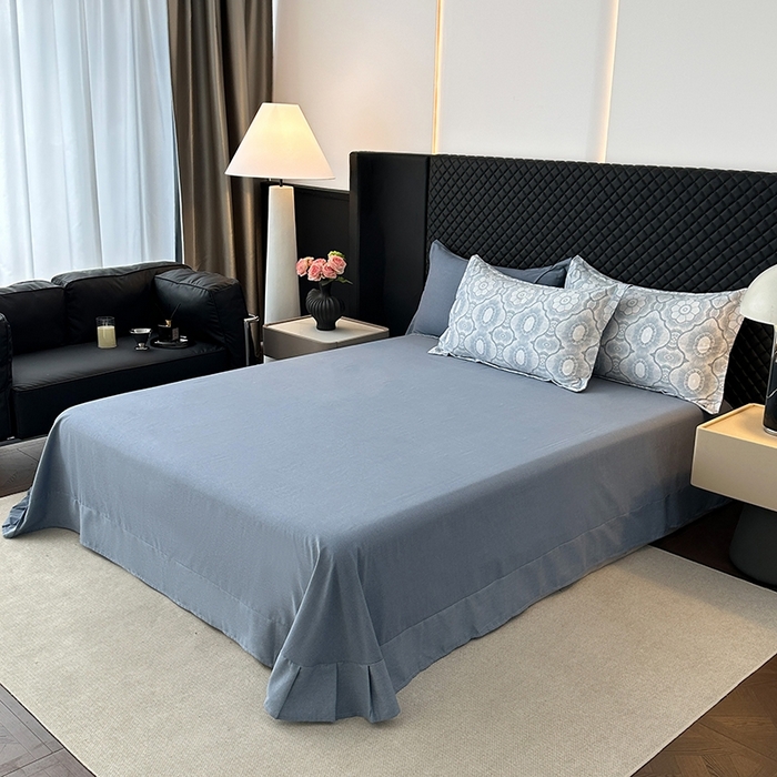 91家纺网 家纺一手货源 找家纺 棉生活家纺 2025新款铂金全棉纯棉磨毛四件套 萝莉-兰