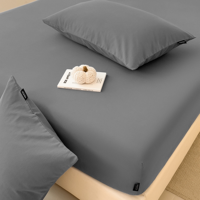 91家纺网 家纺一手货源 找家纺 席世家 2025新款全棉纯棉磨毛单品床笠单件床笠单品床单单件床单 深灰