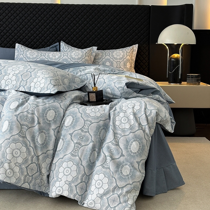 91家纺网 家纺一手货源 找家纺 棉生活家纺 2025新款铂金全棉纯棉磨毛四件套 萝莉-兰