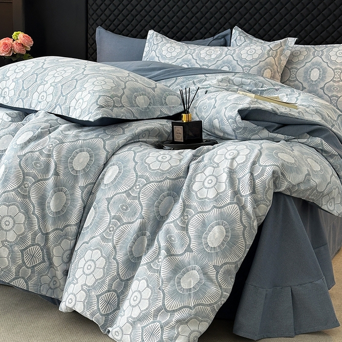 91家纺网 家纺一手货源 找家纺 棉生活家纺 2025新款铂金全棉纯棉磨毛四件套 萝莉-兰