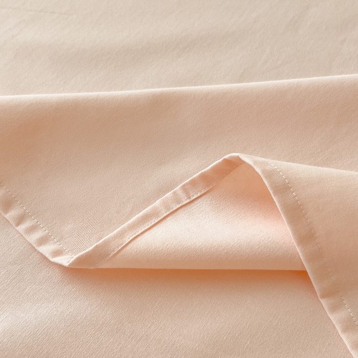 91家纺网 家纺一手货源 找家纺 席世家 2025新款全棉纯棉磨毛单品床笠单件床笠单品床单单件床单 西柚粉