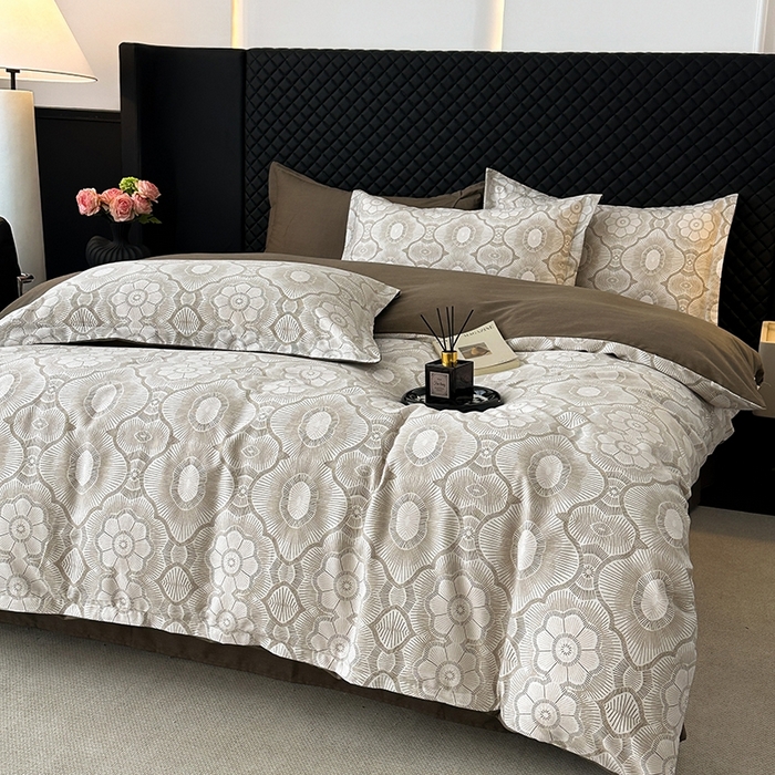 91家纺网 家纺一手货源 找家纺 棉生活家纺 2025新款铂金全棉纯棉磨毛四件套 萝莉咖