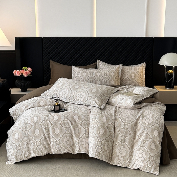 91家纺网 家纺一手货源 找家纺 棉生活家纺 2025新款铂金全棉纯棉磨毛四件套 萝莉咖