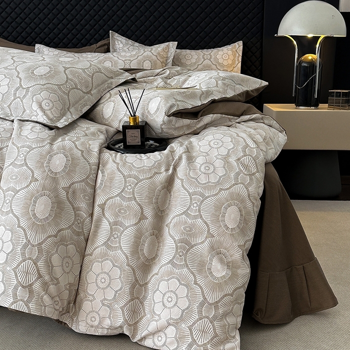 91家纺网 家纺一手货源 找家纺 棉生活家纺 2025新款铂金全棉纯棉磨毛四件套 萝莉咖