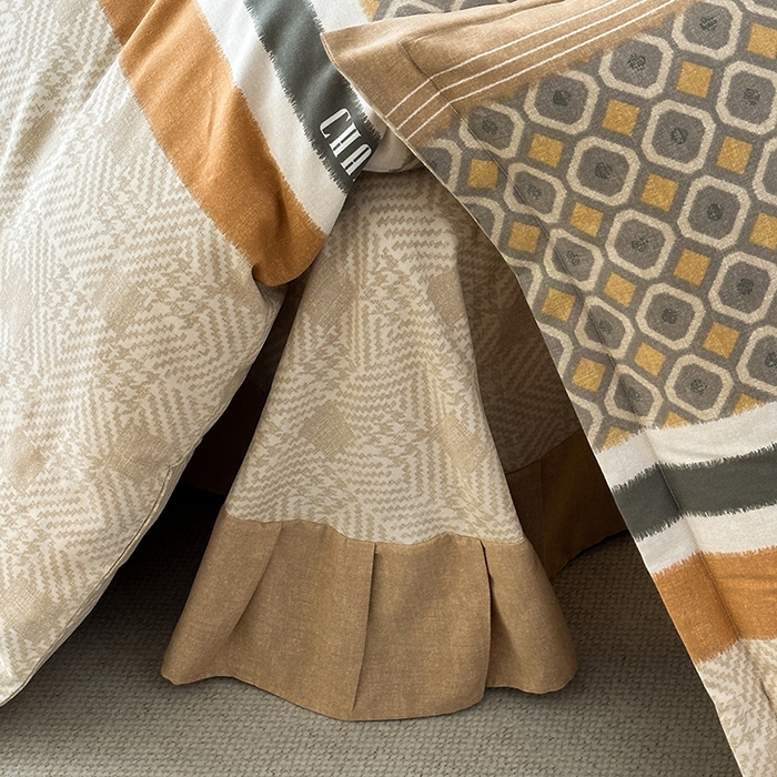 91家纺网 家纺一手货源 找家纺 棉生活家纺 2025新款铂金全棉纯棉磨毛四件套 摩登气息