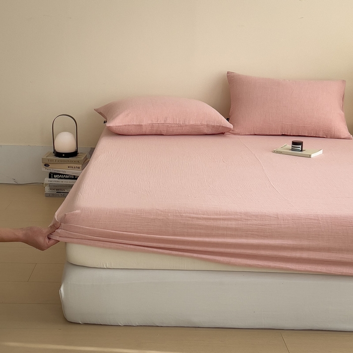 （总）席世家 2025新款皱皱纱单品床笠单件床笠