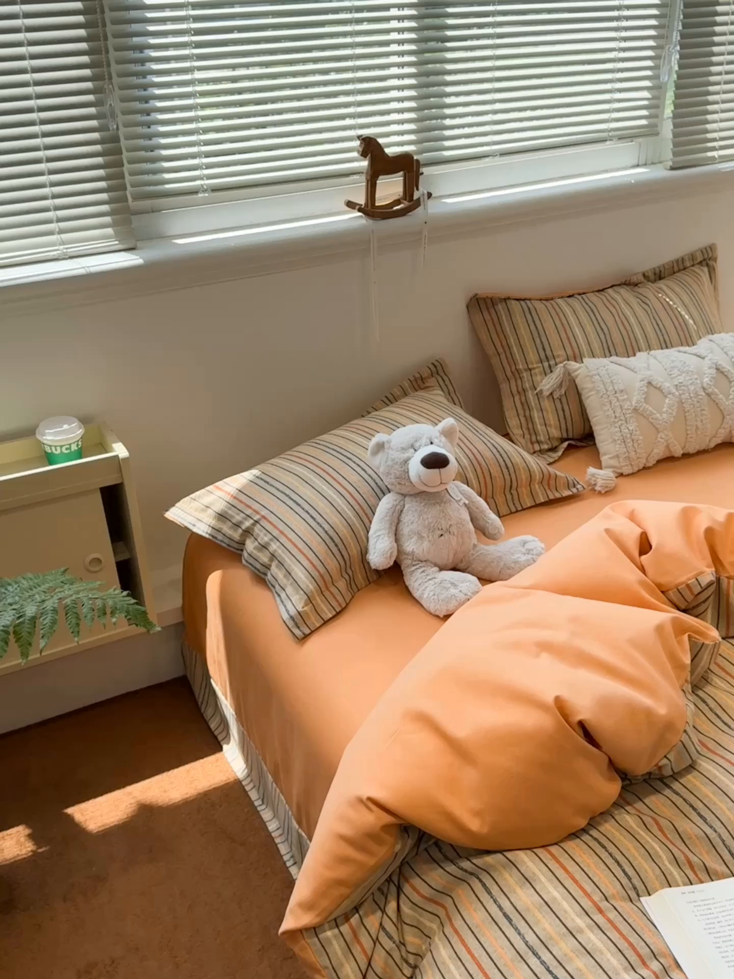 91家纺网 家纺一手货源 找家纺 棉生活家纺 2025新款铂金全棉纯棉磨毛四件套 莫卡迪-桔