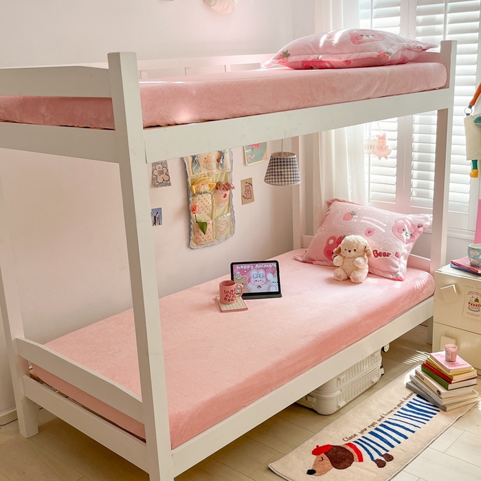 91家纺网 家纺一手货源 找家纺 （总）川悦生活 2025新款雪花绒宿舍单床笠