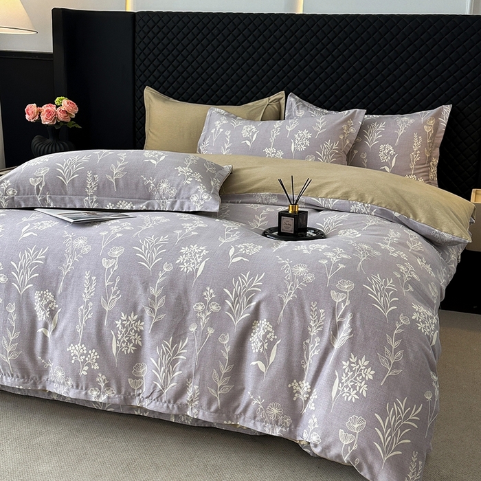 91家纺网 家纺一手货源 找家纺 棉生活家纺 2025新款铂金全棉纯棉磨毛四件套 如若梦境