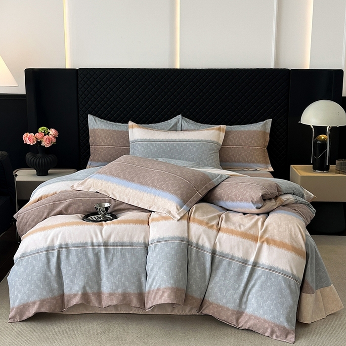 91家纺网 家纺一手货源 找家纺 棉生活家纺 2025新款铂金全棉纯棉磨毛四件套 舞动青春