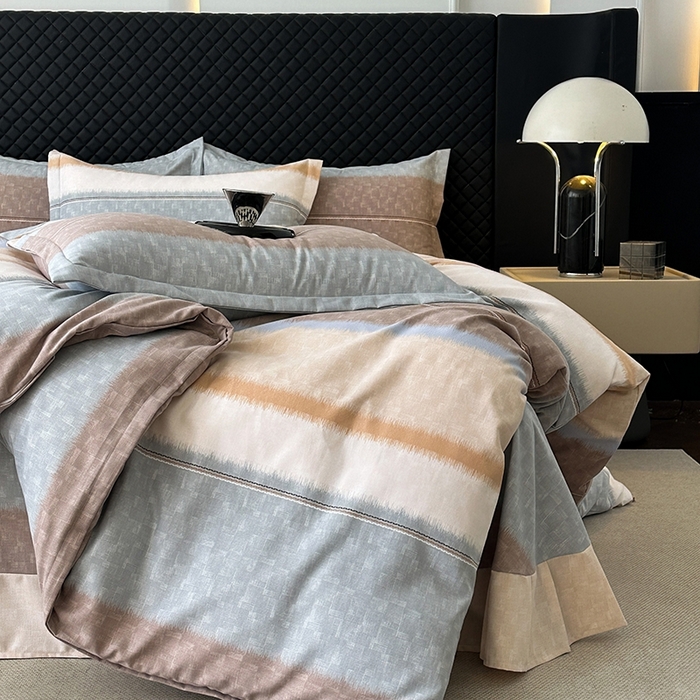 91家纺网 家纺一手货源 找家纺 棉生活家纺 2025新款铂金全棉纯棉磨毛四件套 舞动青春