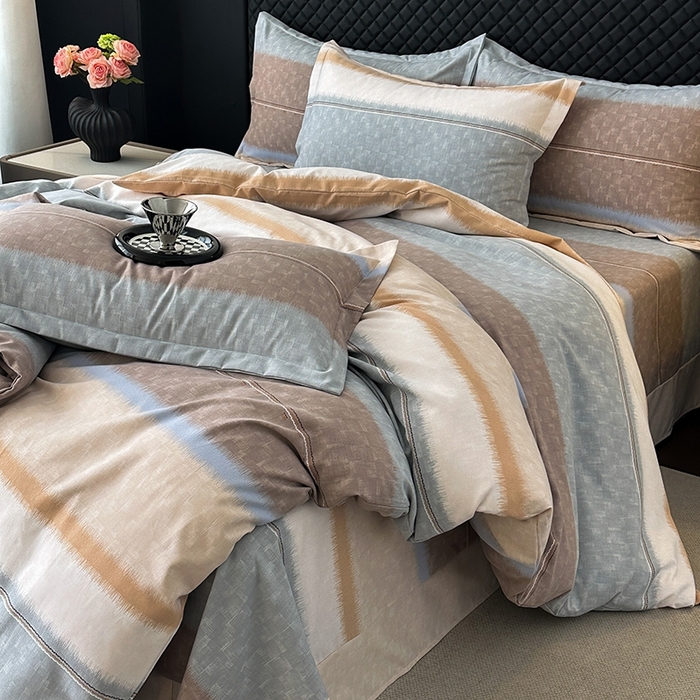 91家纺网 家纺一手货源 找家纺 棉生活家纺 2025新款铂金全棉纯棉磨毛四件套 舞动青春