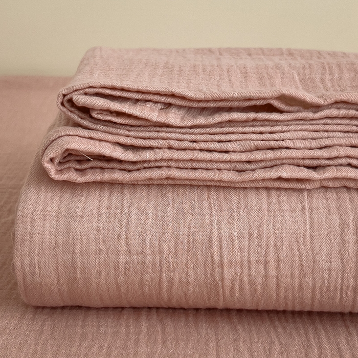 （总）席世家 2025新款皱皱纱单品床单单件床单