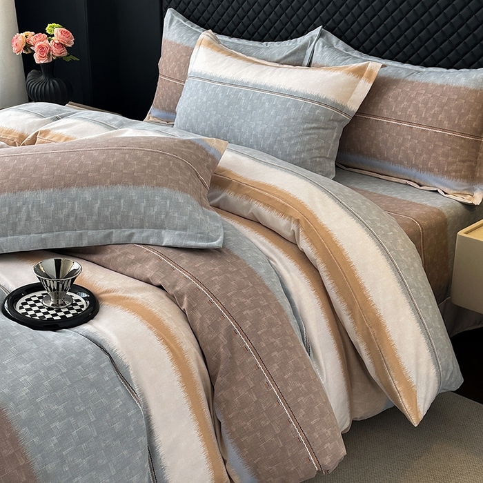 91家纺网 家纺一手货源 找家纺 棉生活家纺 2025新款铂金全棉纯棉磨毛四件套 舞动青春