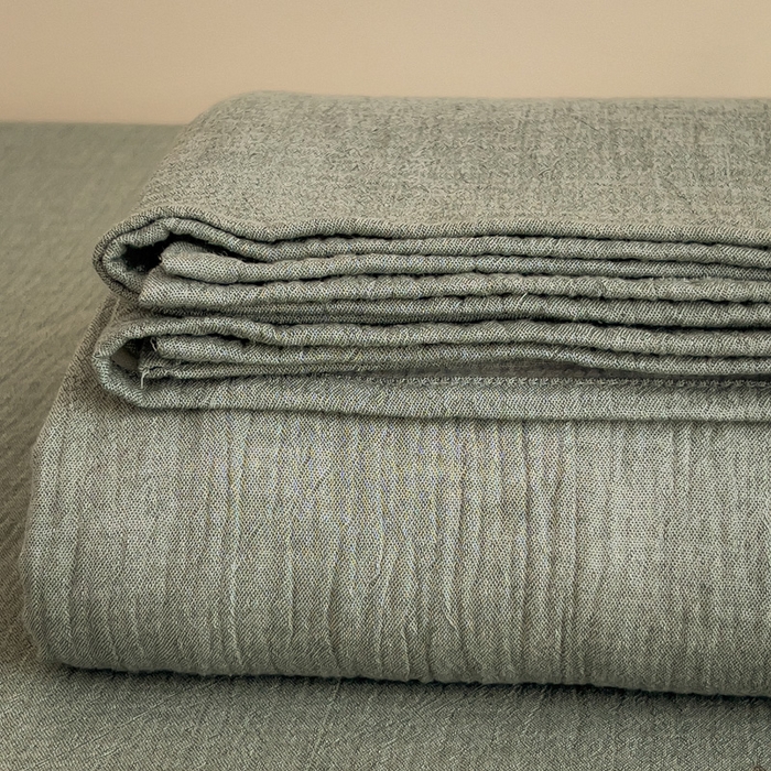 91家纺网 家纺一手货源 找家纺 （总）席世家 2025新款皱皱纱单品床单单件床单