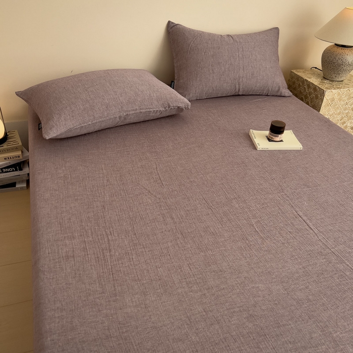 91家纺网 家纺一手货源 找家纺 席世家 2025新款皱皱纱单品床单单件床单 可可咖