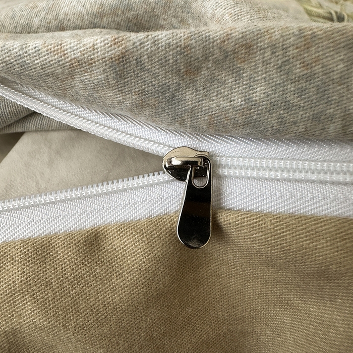 91家纺网 家纺一手货源 找家纺 棉生活家纺 2025新款铂金全棉纯棉磨毛四件套 叶罗丽-绿