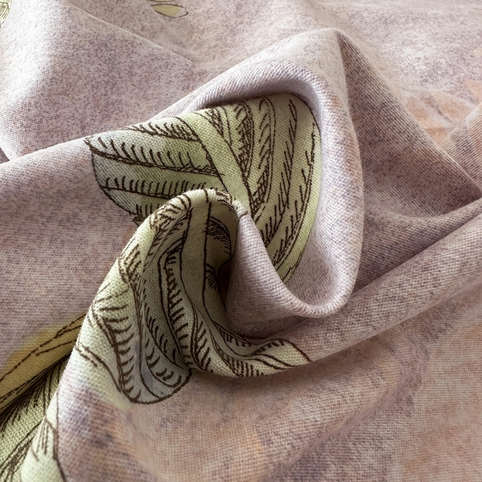 91家纺网 家纺一手货源 找家纺 棉生活家纺 2025新款铂金全棉纯棉磨毛四件套 叶罗丽-紫