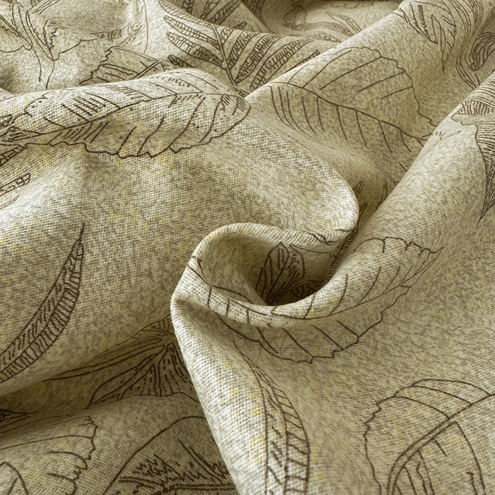 91家纺网 家纺一手货源 找家纺 棉生活家纺 2025新款铂金全棉纯棉磨毛四件套 叶之舞