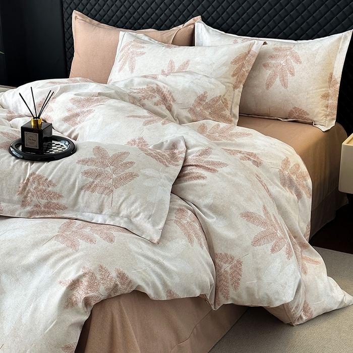 91家纺网 家纺一手货源 找家纺 棉生活家纺 2025新款铂金全棉纯棉磨毛四件套 羽林