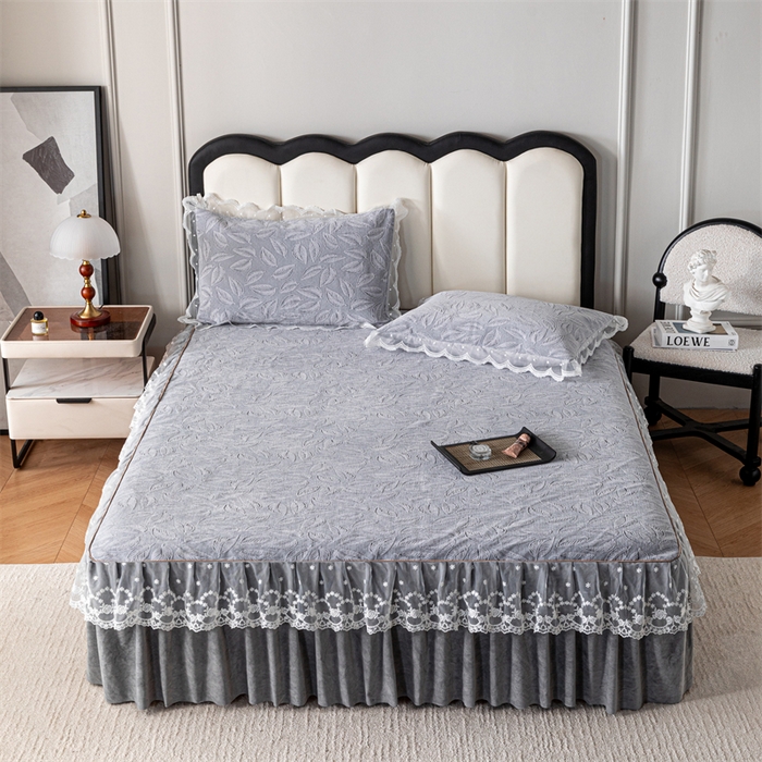 91家纺网 家纺一手货源 找家纺 （总）手艺人家纺 2025新款雪尼尔床裙床笠