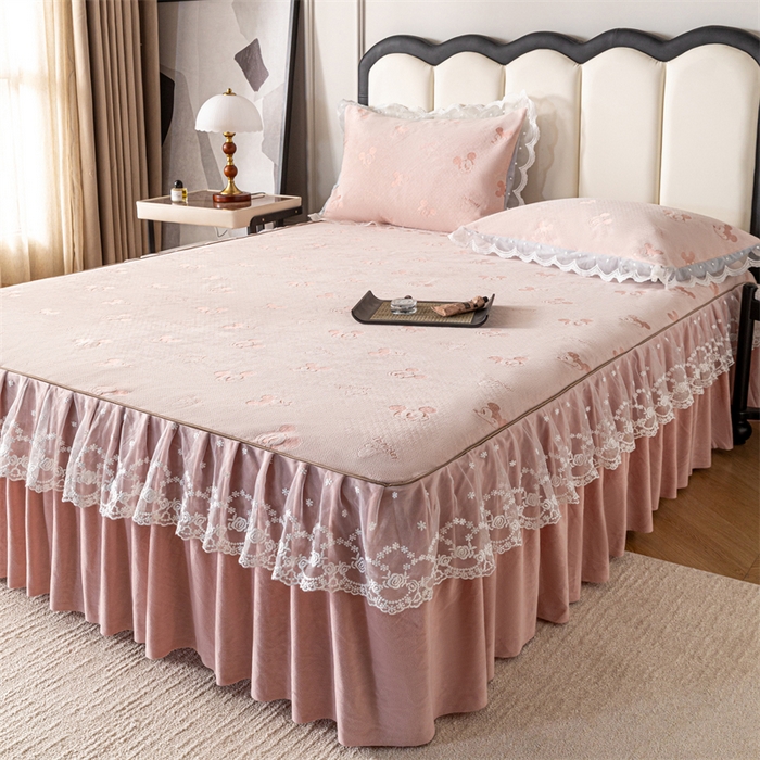 91家纺网 家纺一手货源 找家纺 （总）手艺人家纺 2025新款雪尼尔床裙床笠