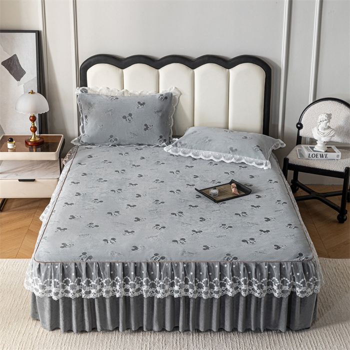 91家纺网 家纺一手货源 找家纺 （总）手艺人家纺 2025新款雪尼尔床裙床笠