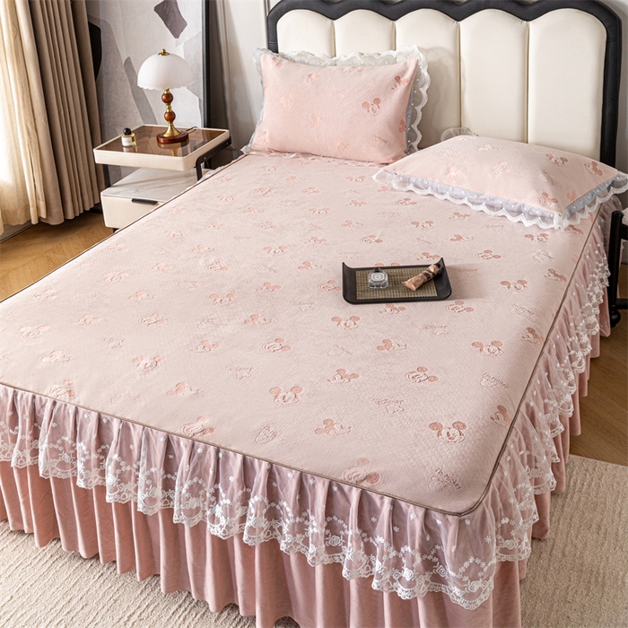 91家纺网 家纺一手货源 找家纺 （总）手艺人家纺 2025新款雪尼尔床裙床笠