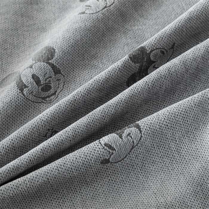 91家纺网 家纺一手货源 找家纺 手艺人家纺 2025新款雪尼尔床裙床笠 X01-灰