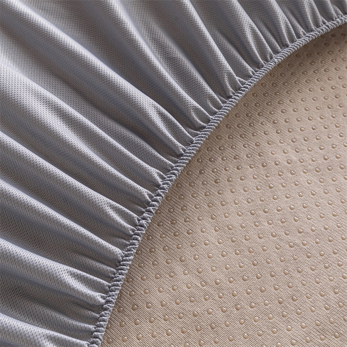 91家纺网 家纺一手货源 找家纺 手艺人家纺 2025新款雪尼尔床裙床笠 X02-米