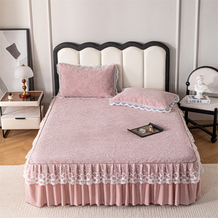 91家纺网 家纺一手货源 找家纺 （总）手艺人家纺 2025新款雪尼尔床裙床笠