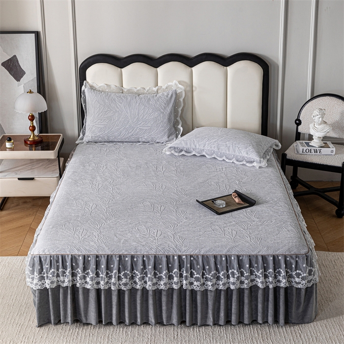 91家纺网 家纺一手货源 找家纺 （总）手艺人家纺 2025新款雪尼尔床裙床笠