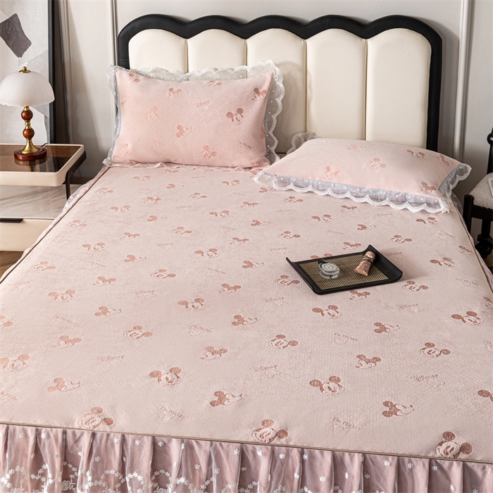 91家纺网 家纺一手货源 找家纺 （总）手艺人家纺 2025新款雪尼尔床裙床笠